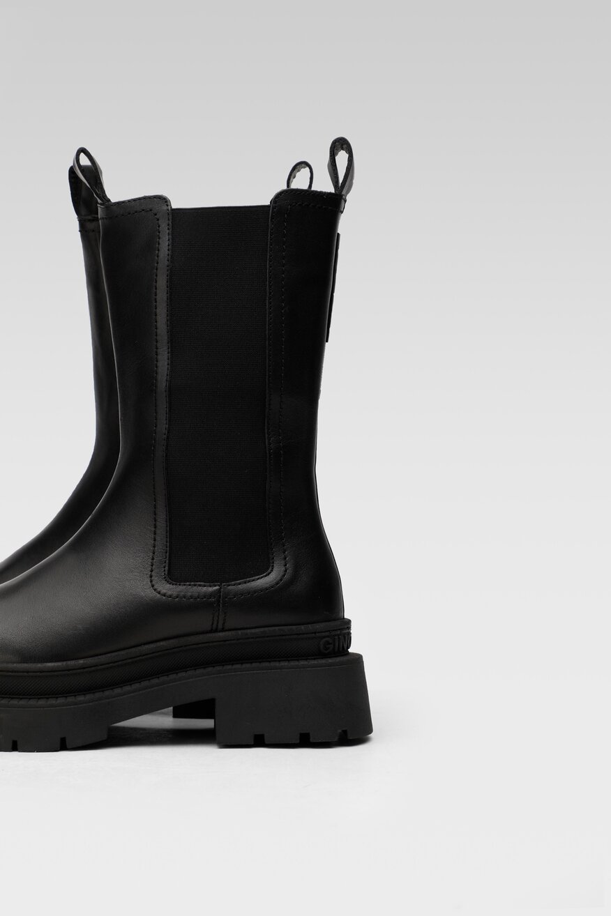 
                Gino Rossi - Skórzane botki czarne - 5904862110288