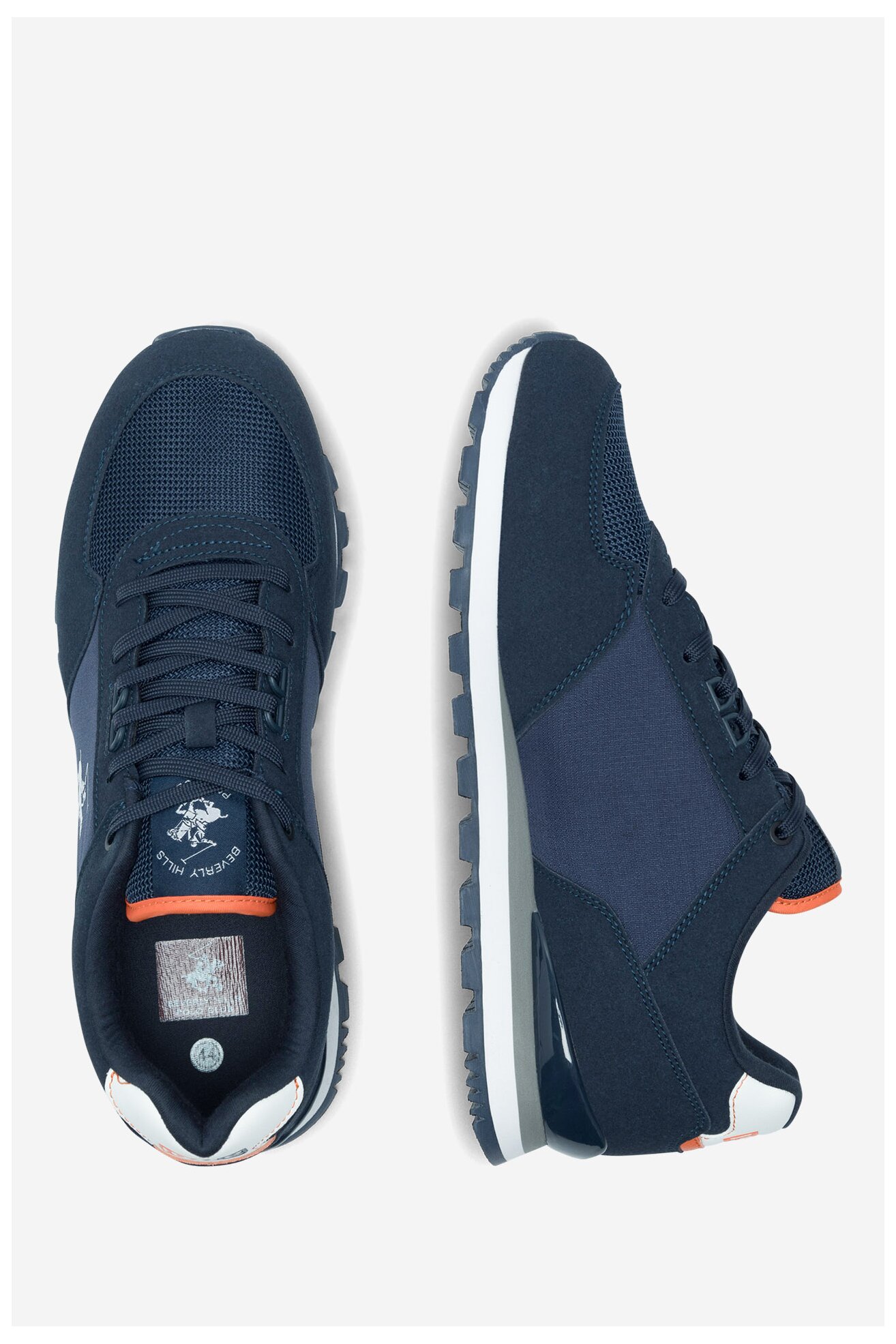 Sneakers Beverly Hills Polo Club MP07-01450-04B Granatowy