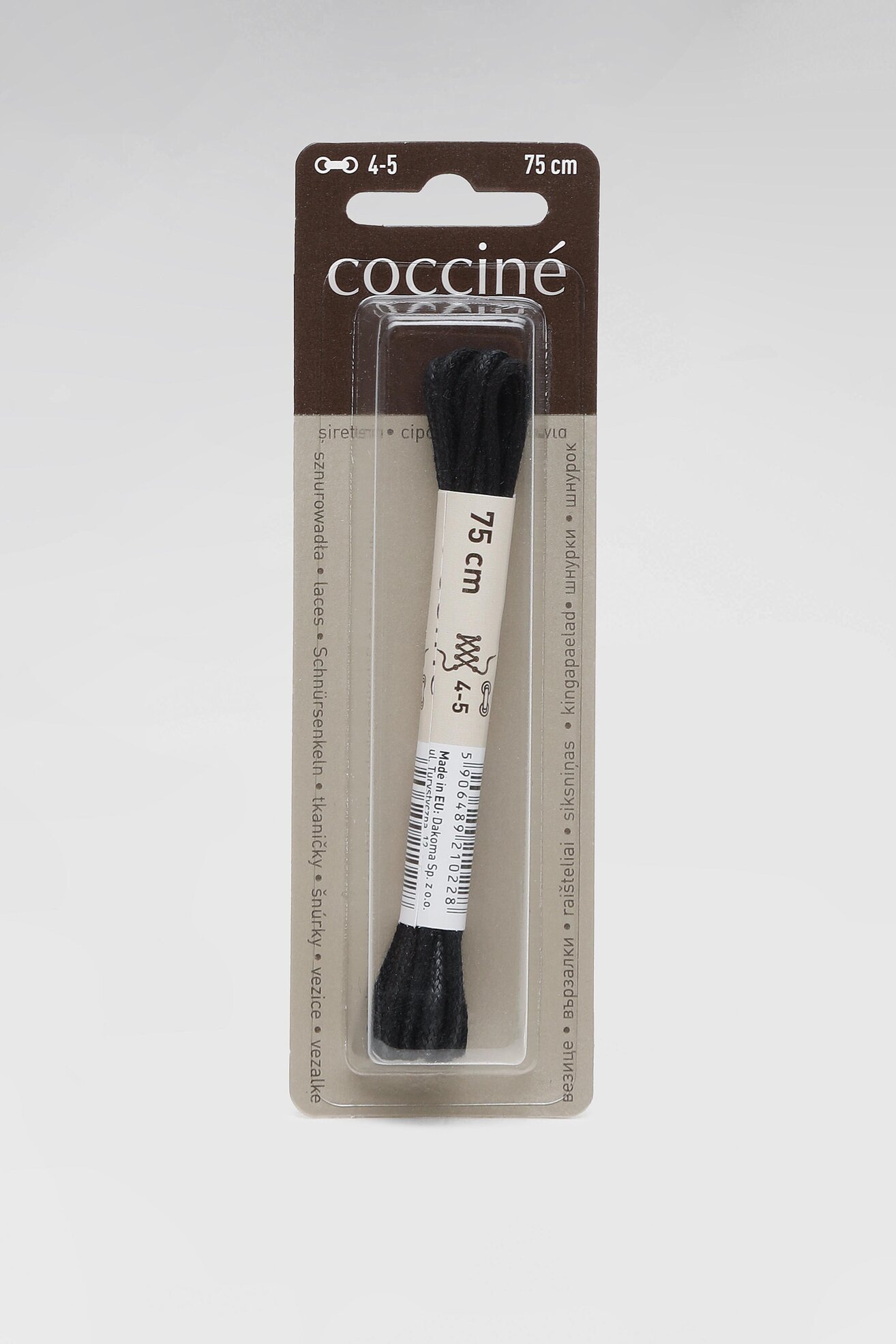 Pertle Coccine COCCINE SZNUROWADŁA 75 cm FI=2 CRNA