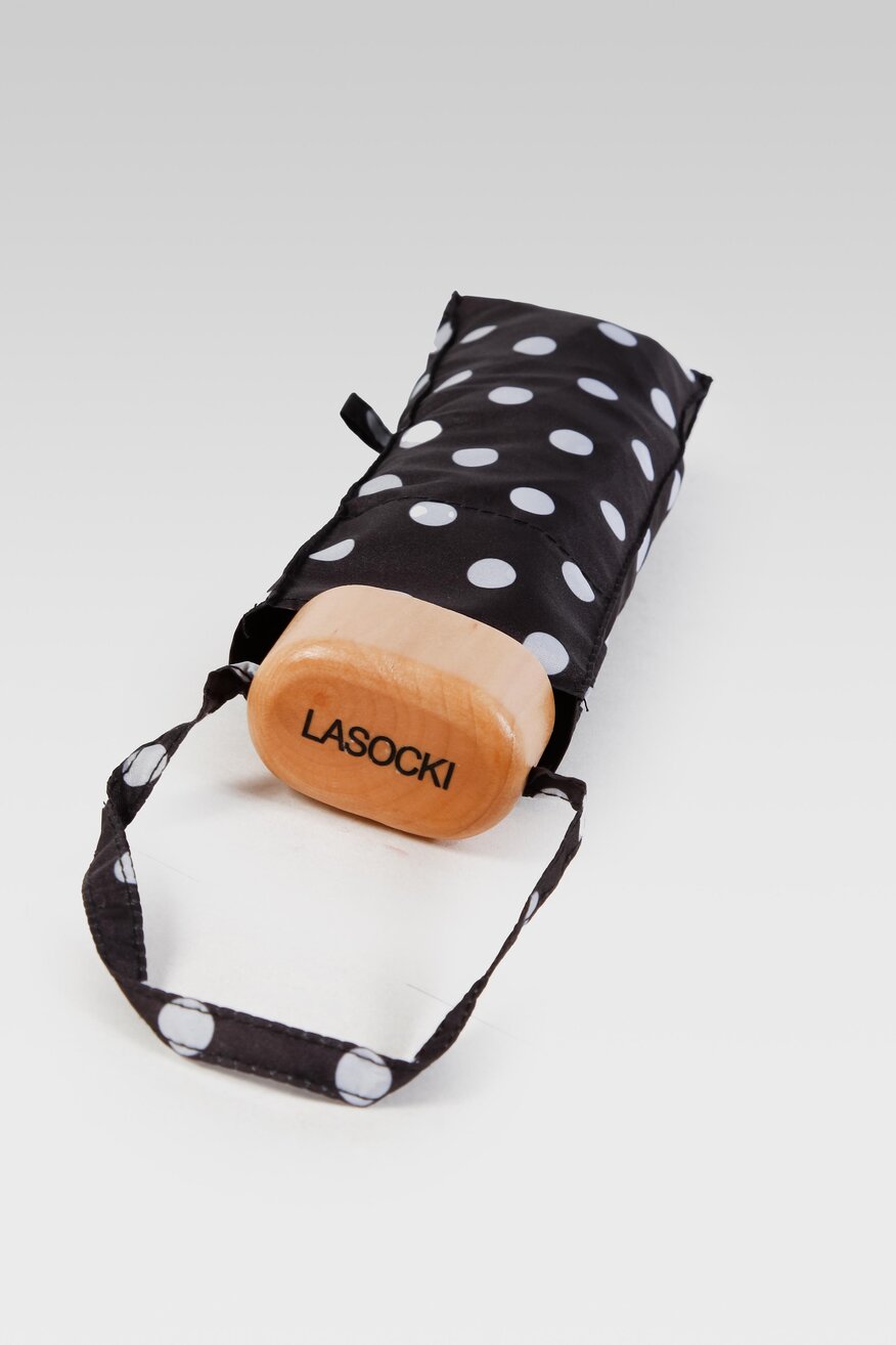 
                Lasocki - Parasolka z printem biały - 5904862088914