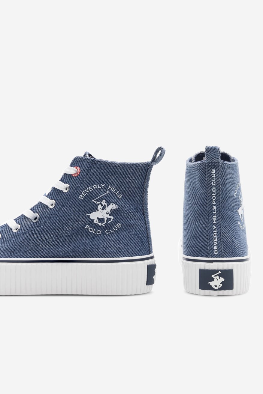 Pantofi pânză Beverly Hills Polo Club ALBASTRU - 5905588125310