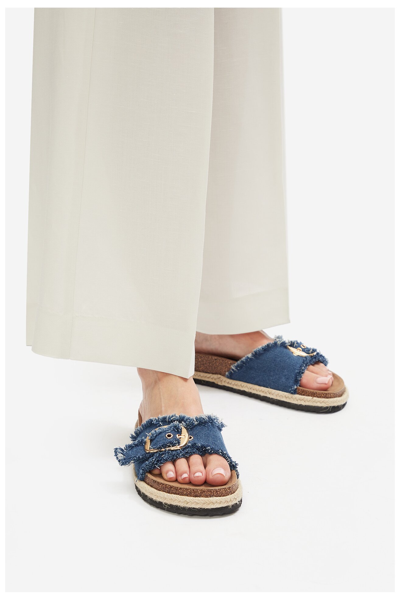 Șlapi Jenny LB-P1629 ALBASTRU ÎNCHIS