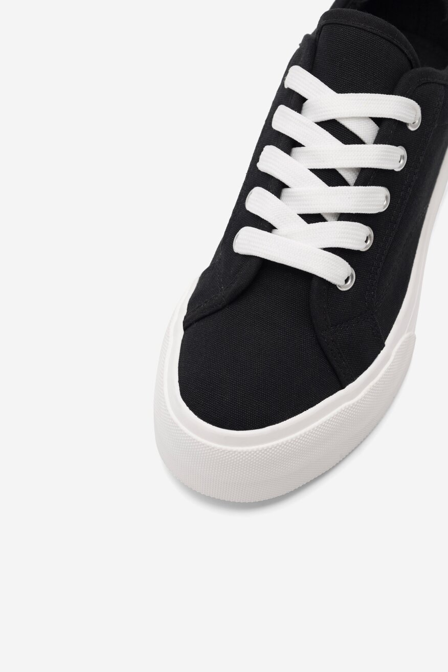 Pantofi pânză Jenny Fairy NEGRU - 5905588046707