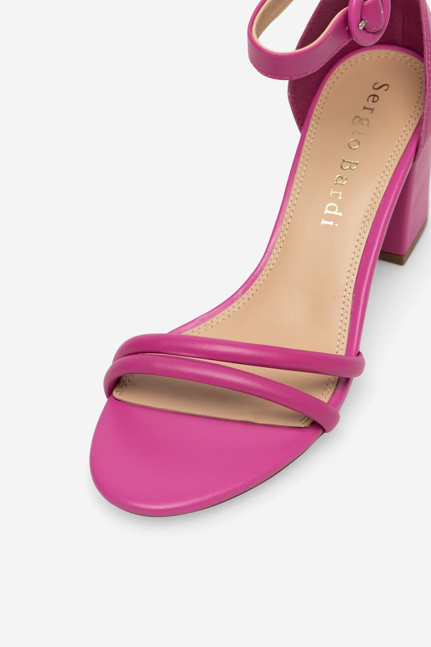 
                Sergio Bardi - Skórzane sandały - 5905588499503