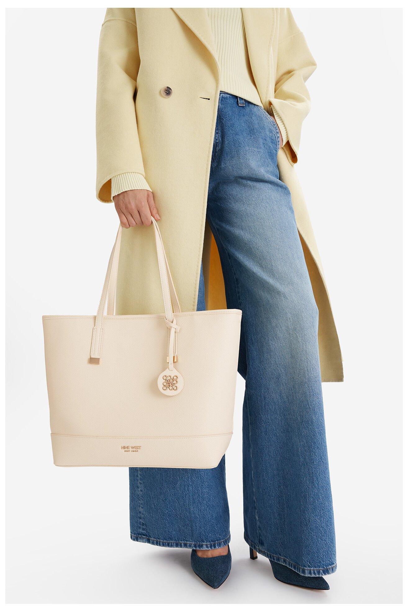 Дамска чанта NINE WEST EO-DELANCEY DAY-KY254 СЛОНОВА КОСТ