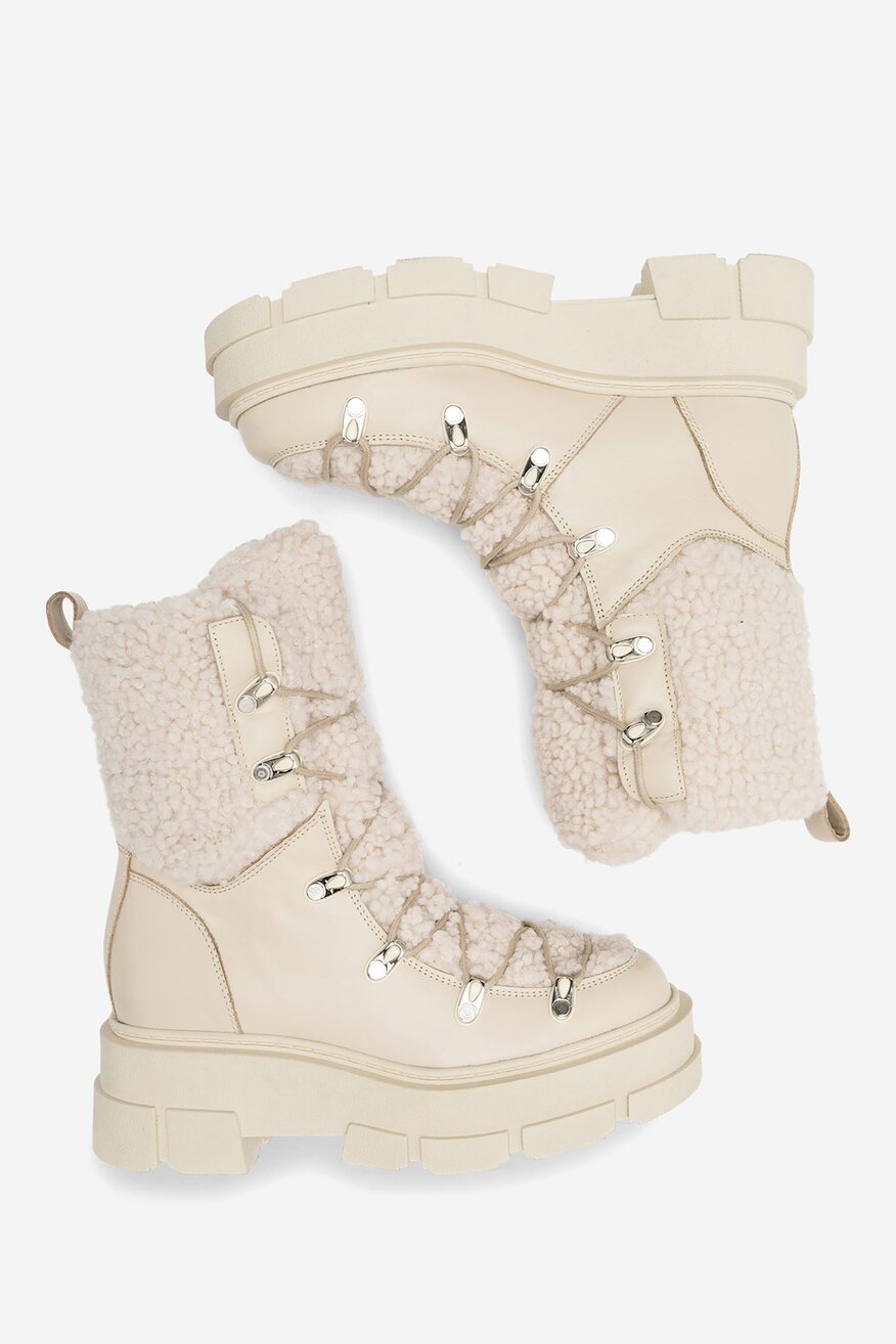 Badura - Trzewiki skórzane ocieplane - 5905588141235