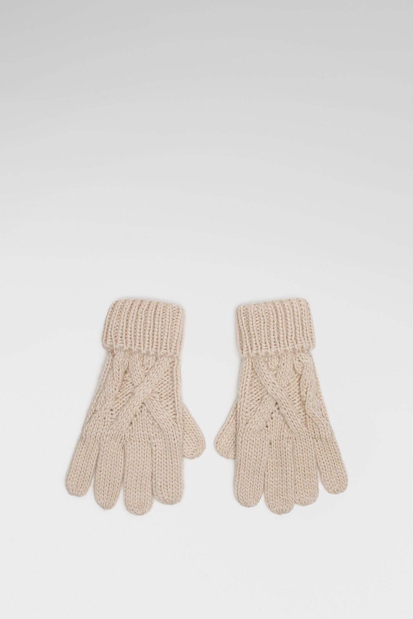 Rękawiczki dziecięce ACCCESSORIES 1K6-002-AW21 Beżowy