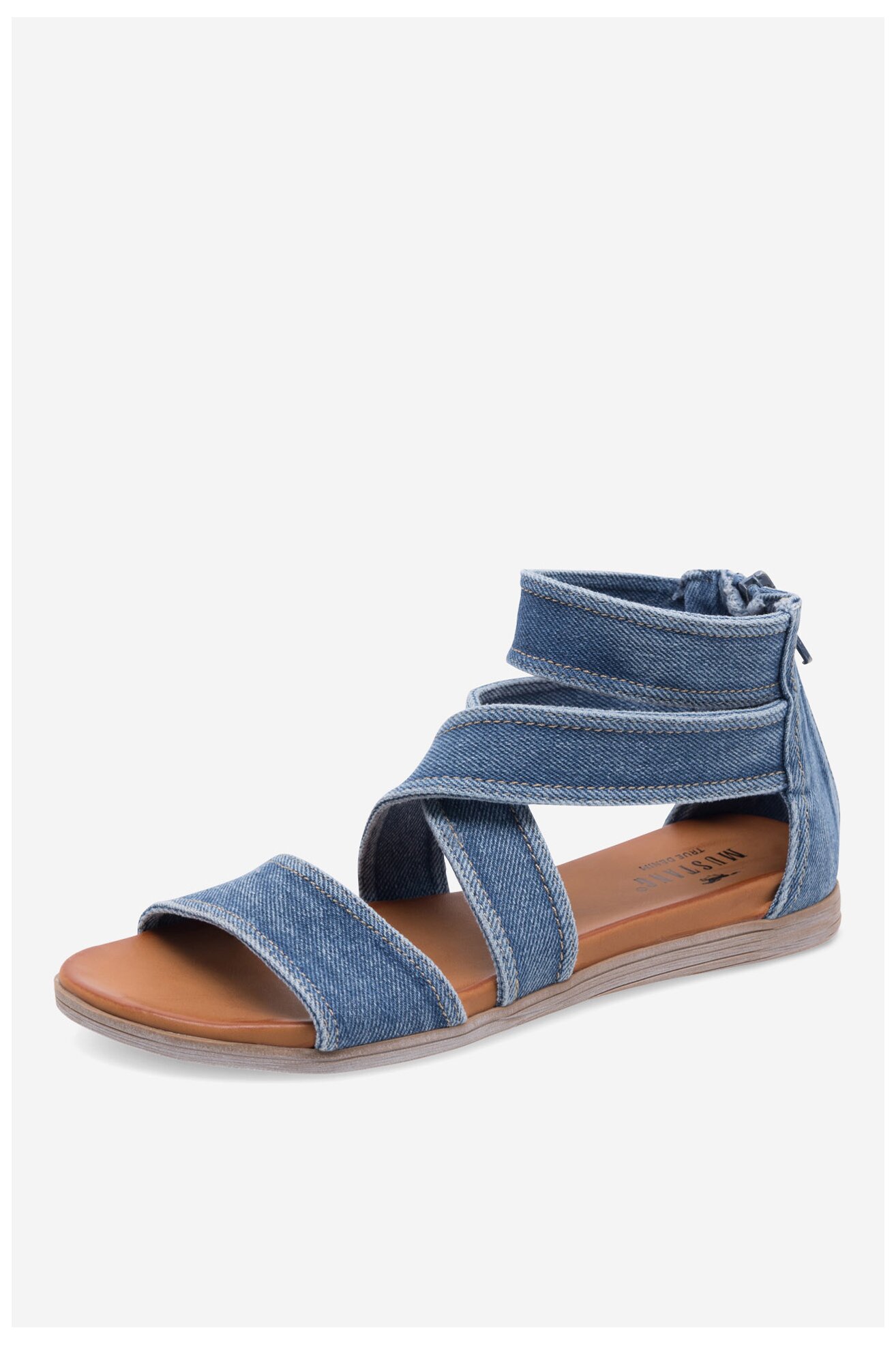 Sandały Mustang 1424-806 Jeansowy