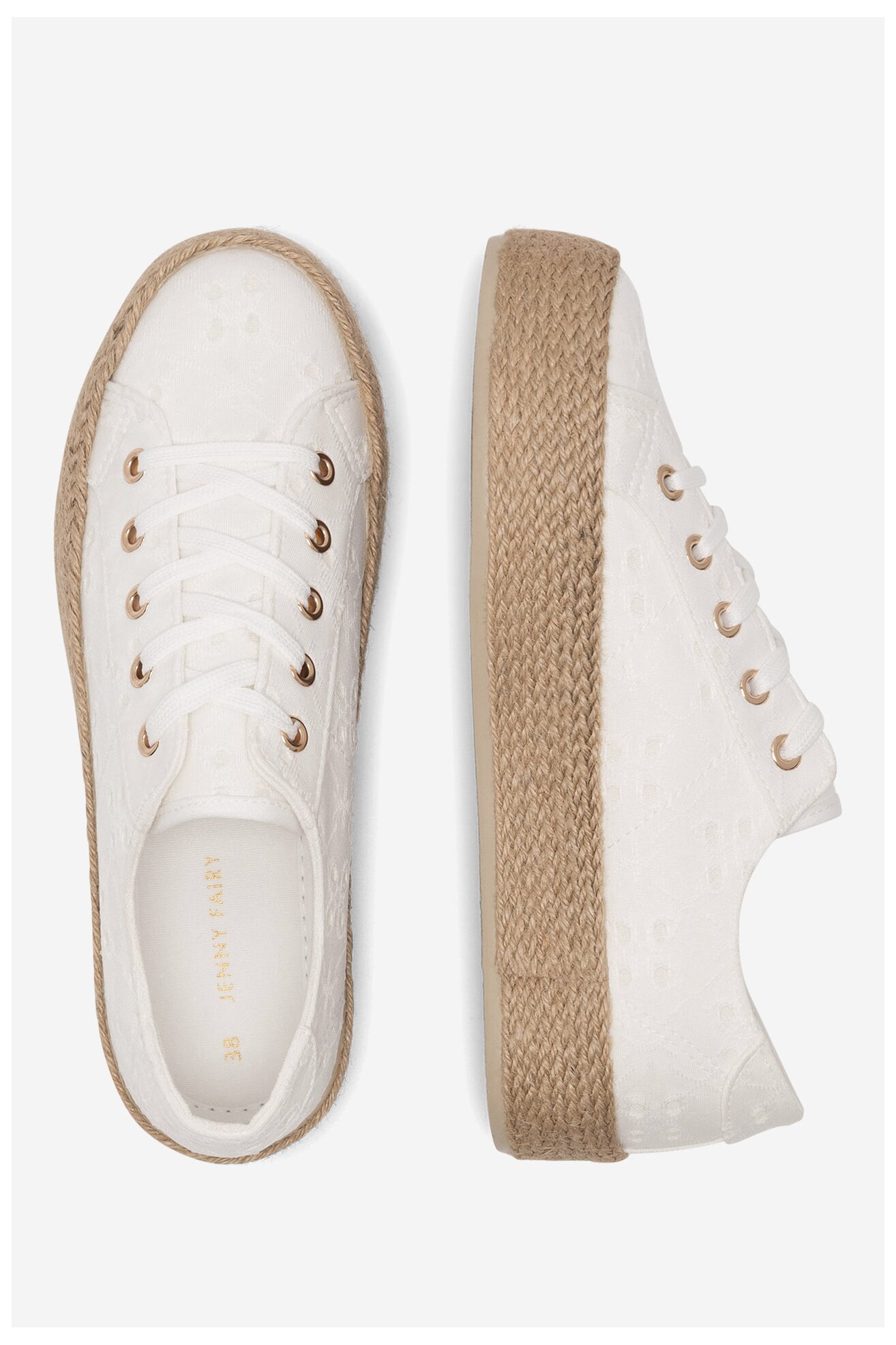 Eспадрили Jenny Fairy EMMA WSK1576-05 БЯЛ