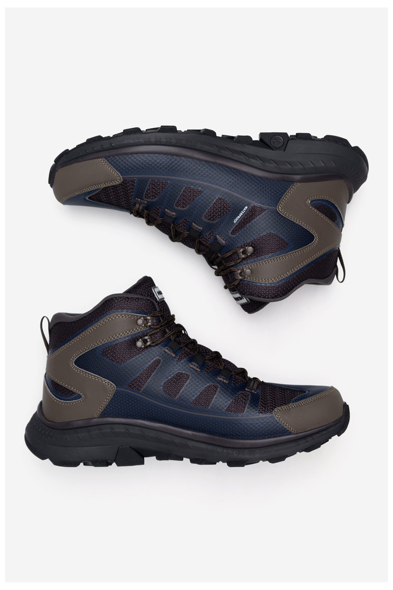 Túracipő HUNTER PEAK RT MID WP SÖTÉTKÉK