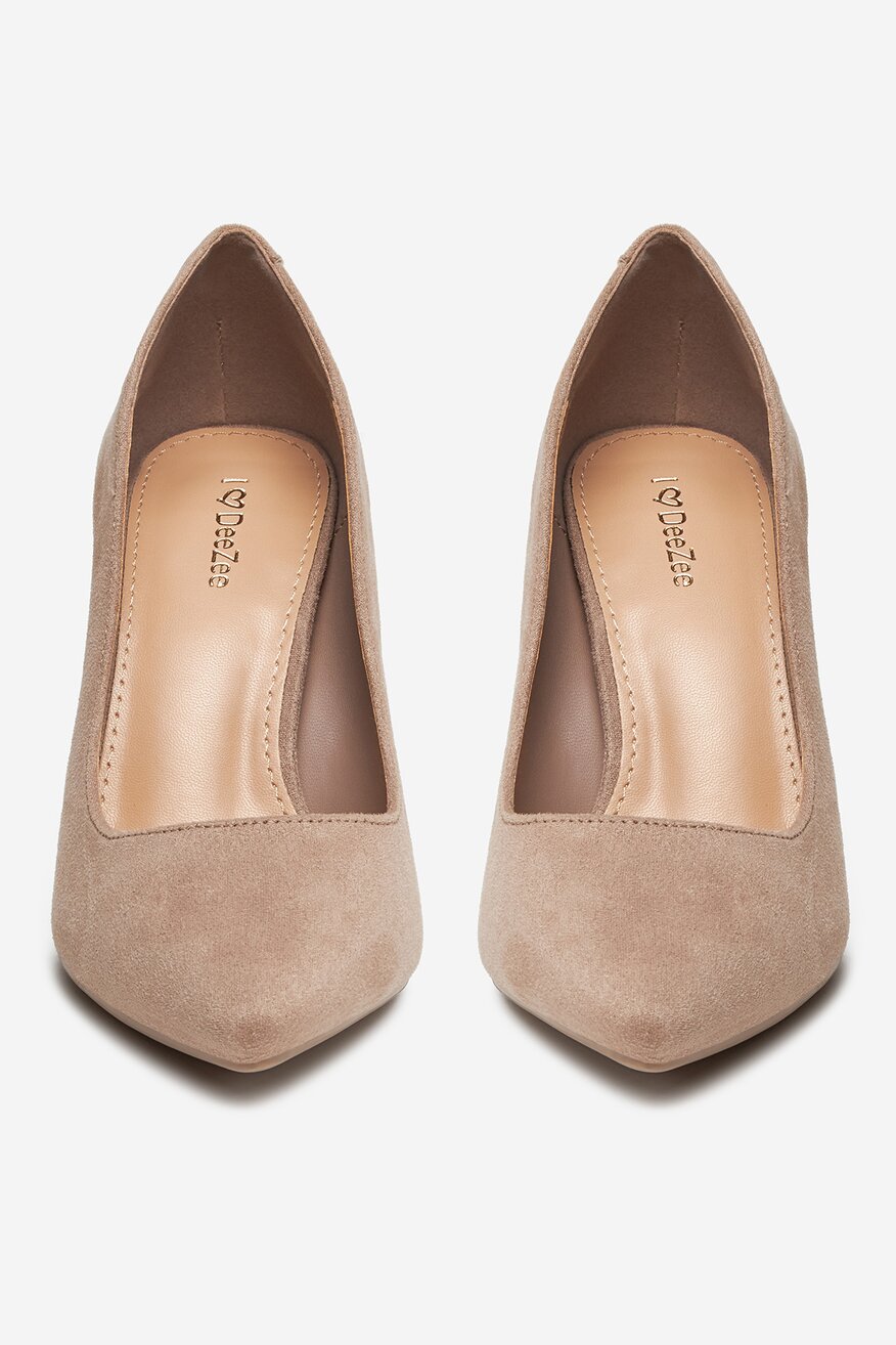 
                Pantofi cu toc DeeZee KAKI - 5906751108031