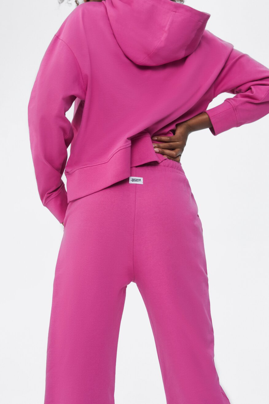 
                Sprandi - Spodnie dresowe różowe - 2230023098441