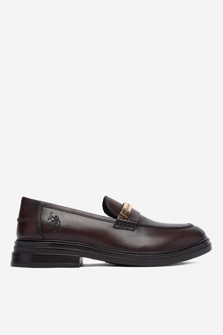 
                U.S. POLO ASSN. - Loafersy skórzane - 5907964012603