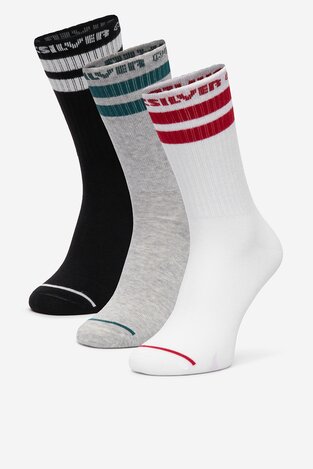 Шкарпетка QUIKSILVER CEO_BR_QUIK_2040_W_AW25 (3 PACK) МІКС