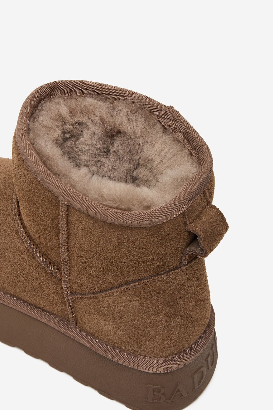 Badura - Śniegowce zamszowe ocieplane - 5906751381748