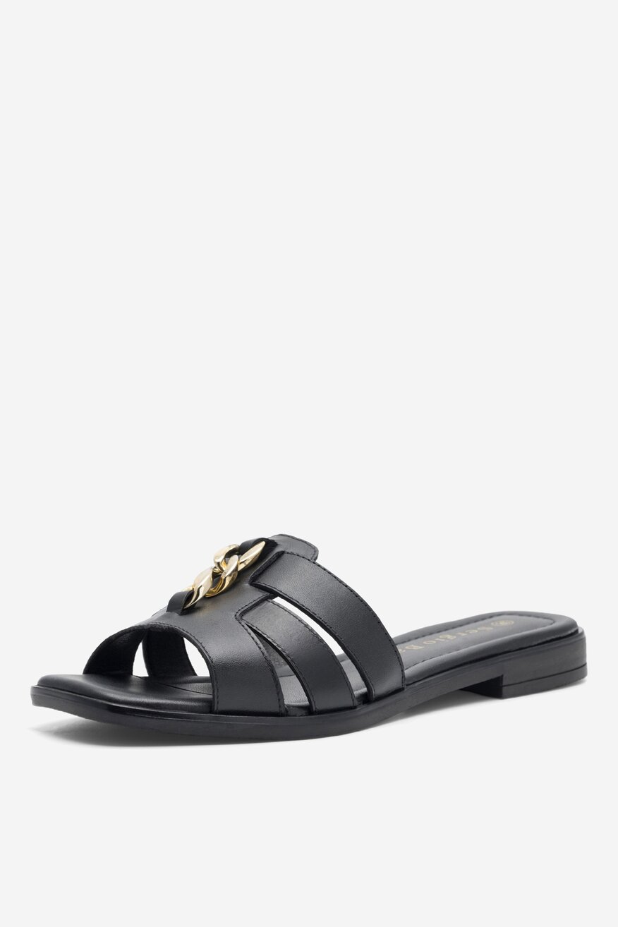 
                Sergio Bardi - Klapki skórzane - 5905588334354