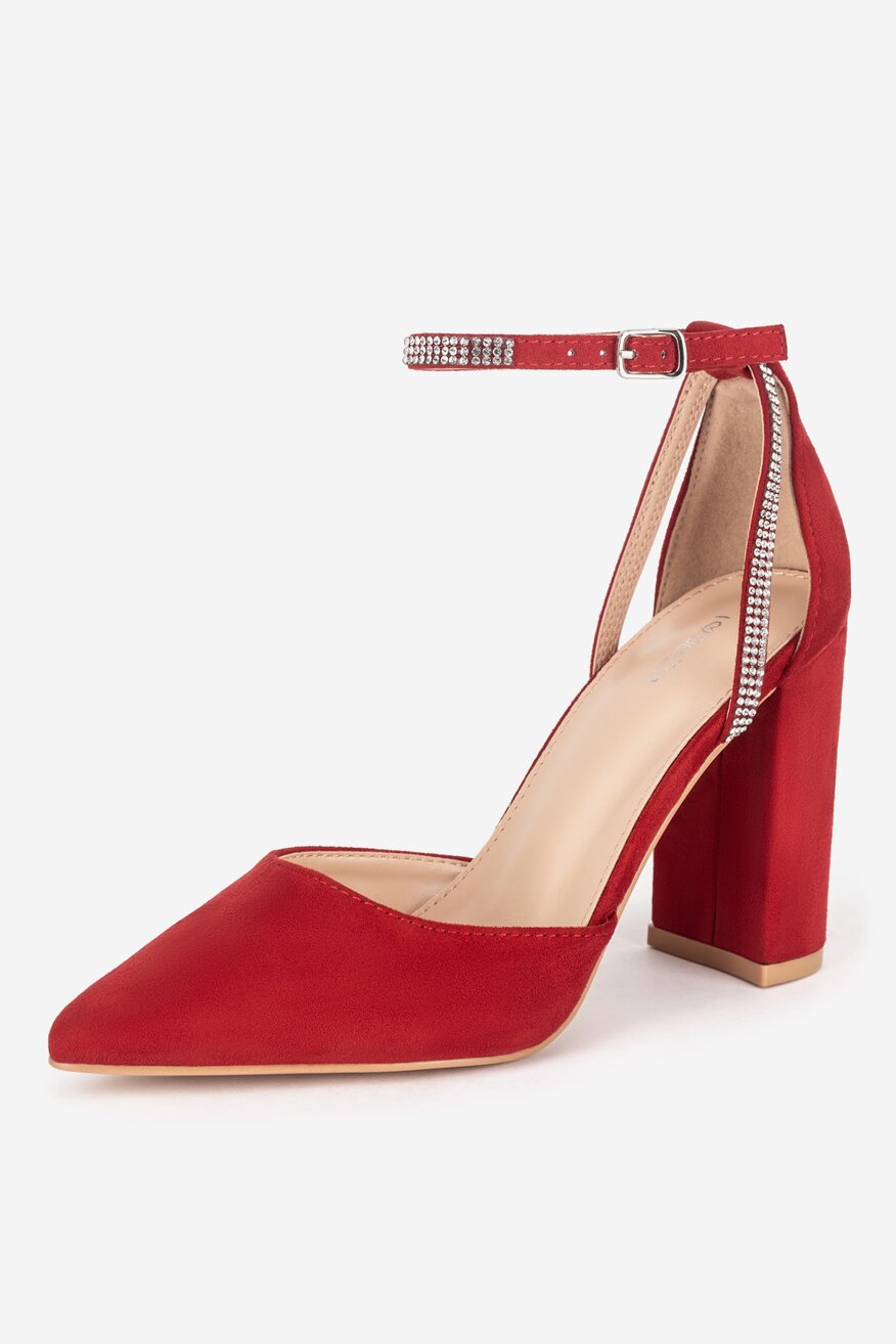 
                Елегантни обувки DeeZee ЧЕРВЕН - 5905588728429