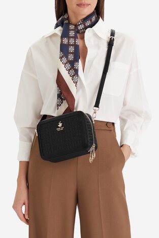 Сумка З Ремінцем Beverly Hills Polo Club EO-BHPC-S-001-09 ЧОРНИЙ