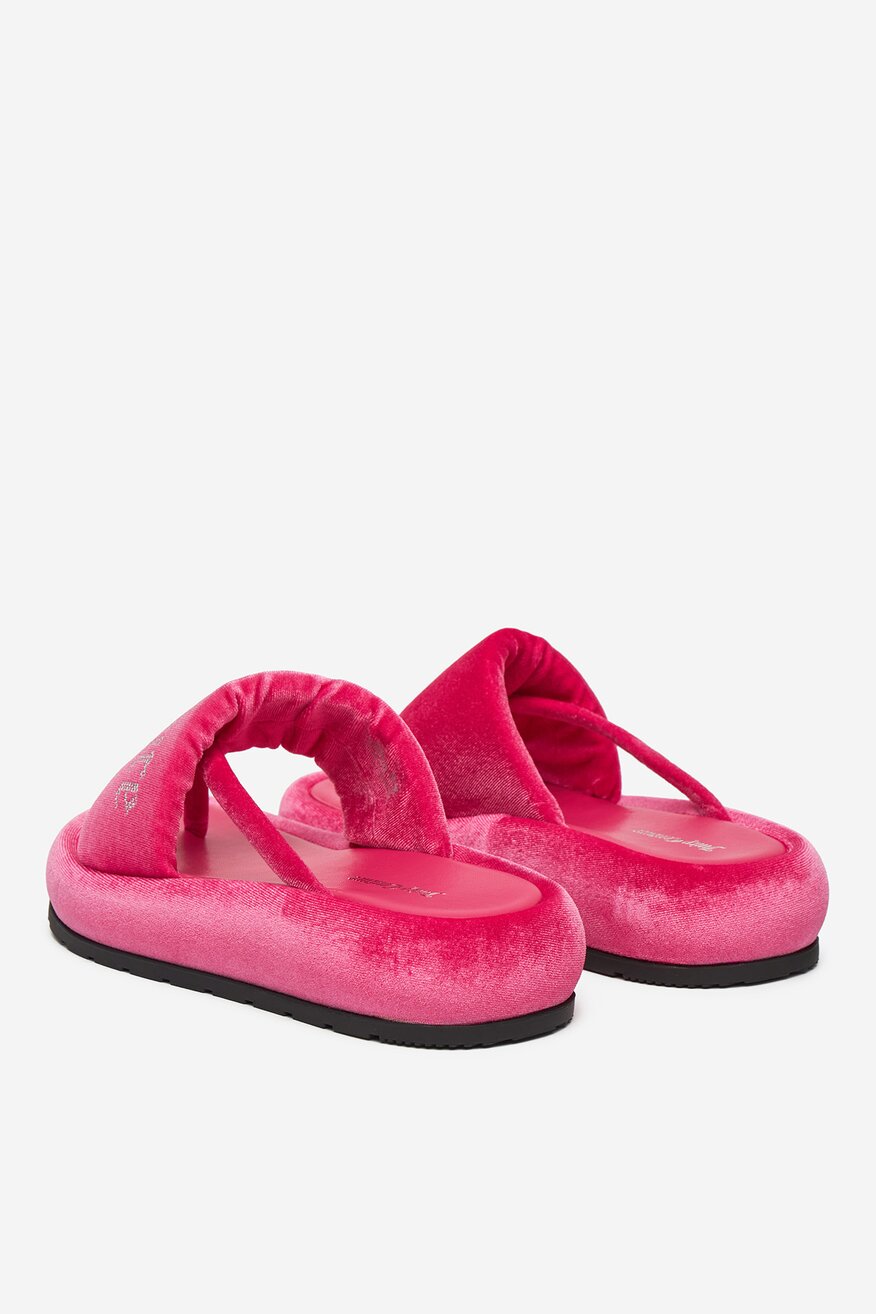 Juicy Couture - Klapki na platformie - 5906751063484