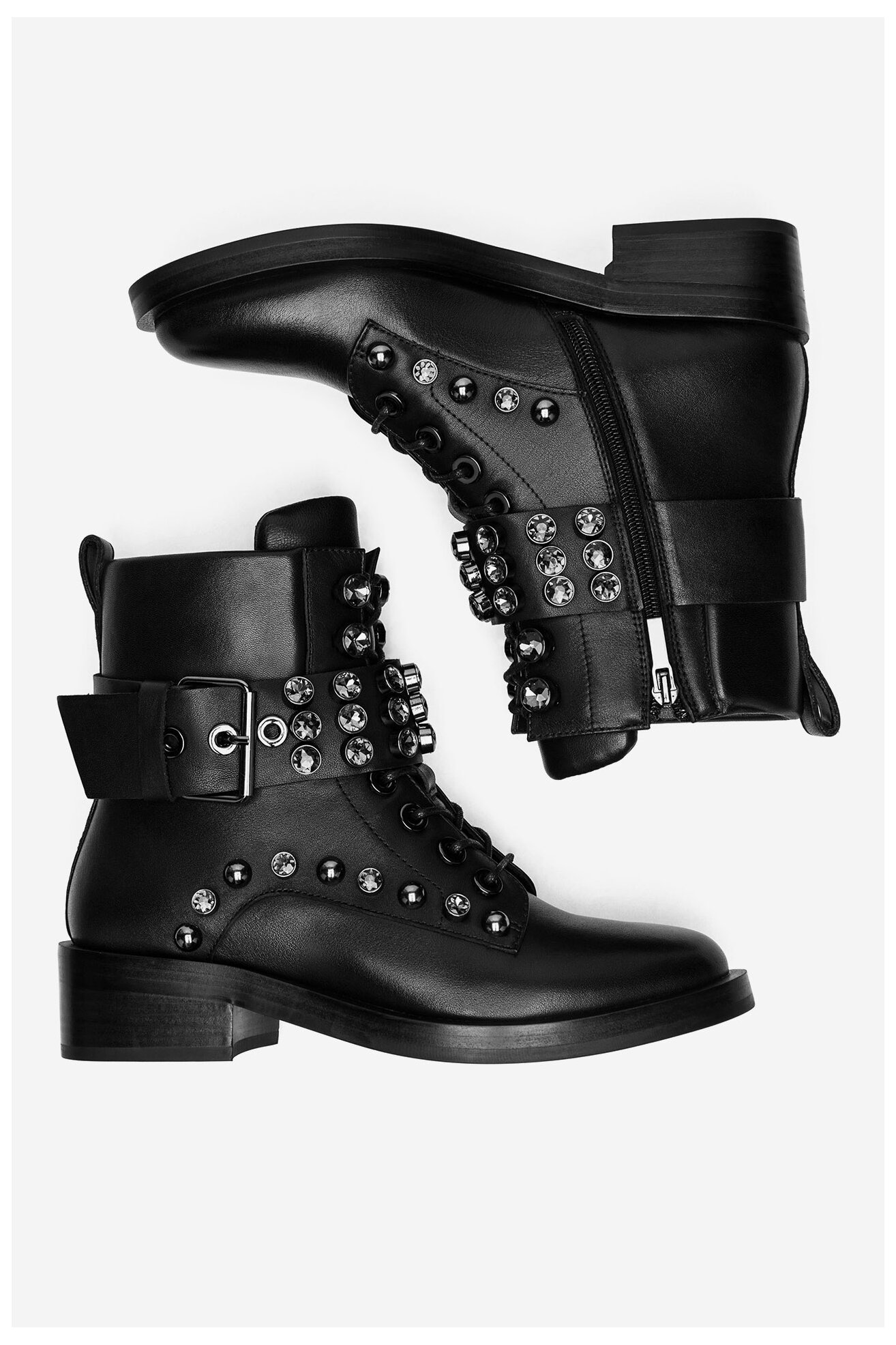 Trzewiki EVA MINGE ASMA-5266A-12A Czarny