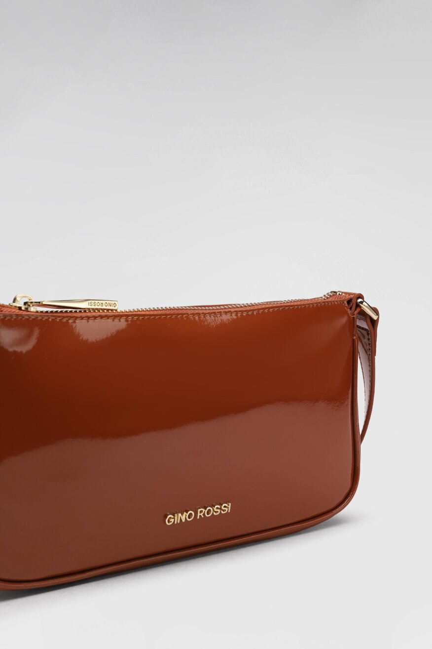 
                Gino Rossi - Torebka skórzana brązowa - 5903698361338
