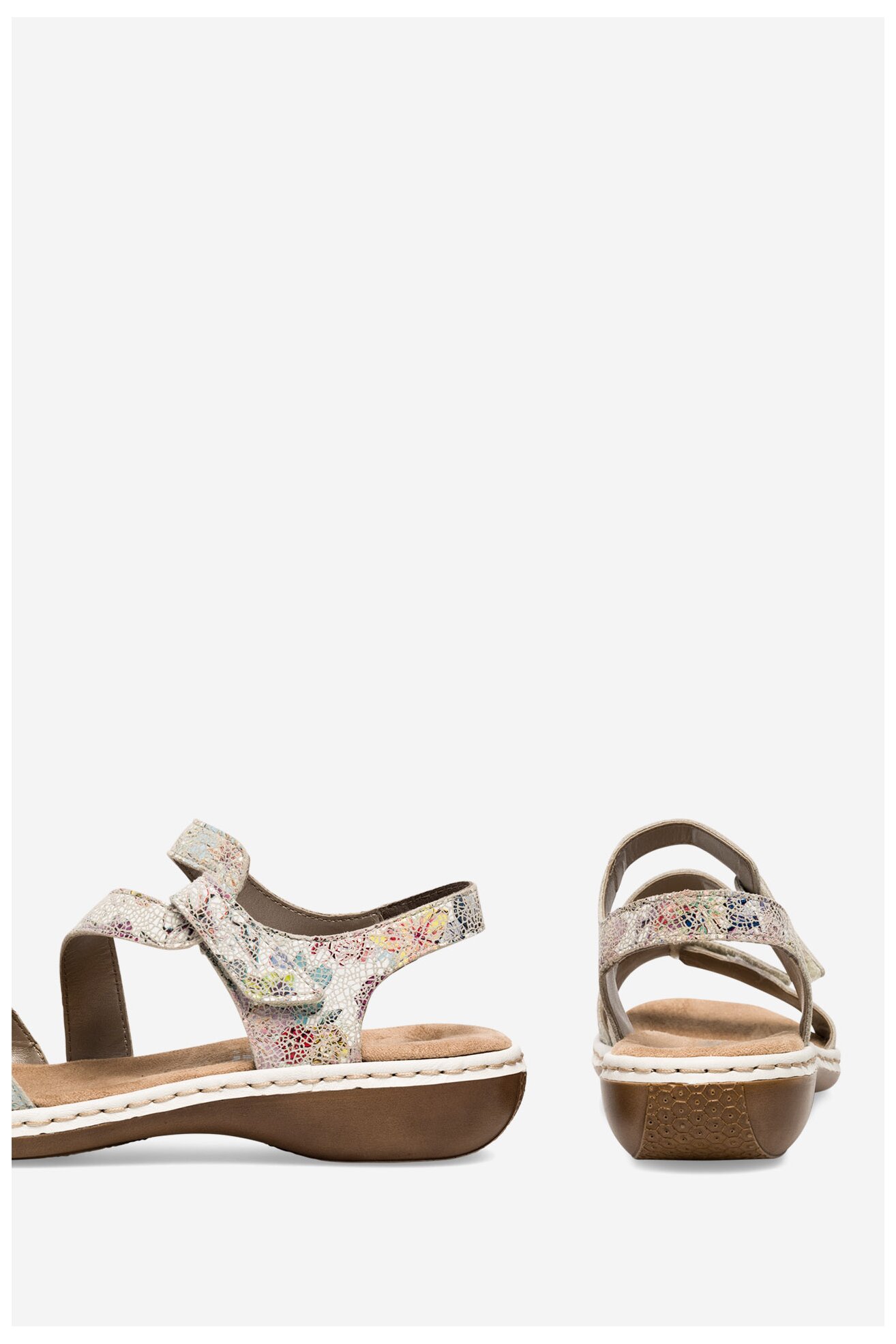 Sandały Rieker 659C7-91 MIX