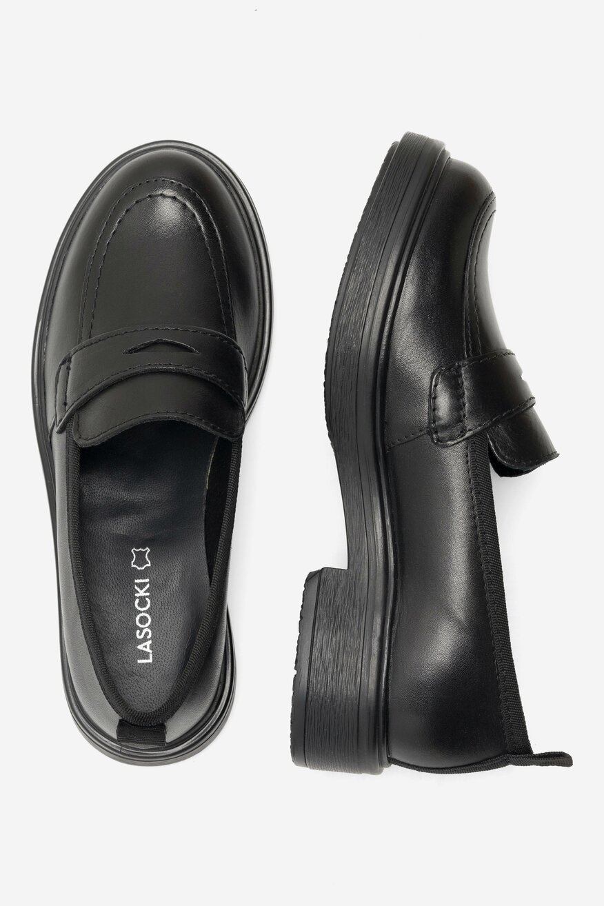 Lasocki - Mokasyny skórzane - 5904862591353