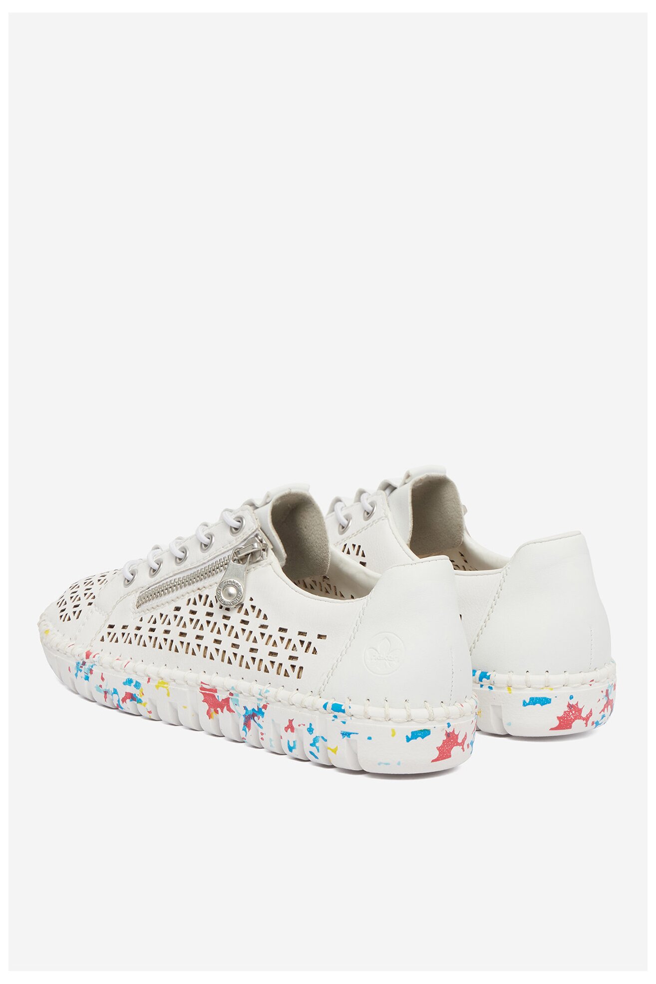 Półbuty Rieker CEO-M2357-80 Biały