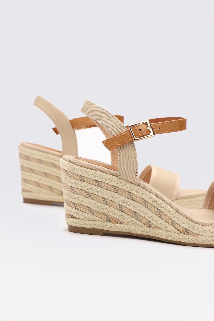 Jenny Fairy - Sandały na koturnie boho - 5903698265070