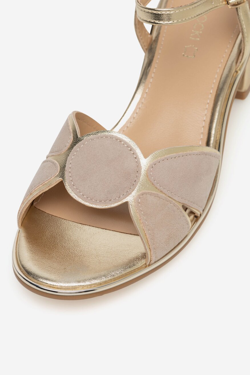 
                Lasocki - Skórzane sandały - 5905588521679