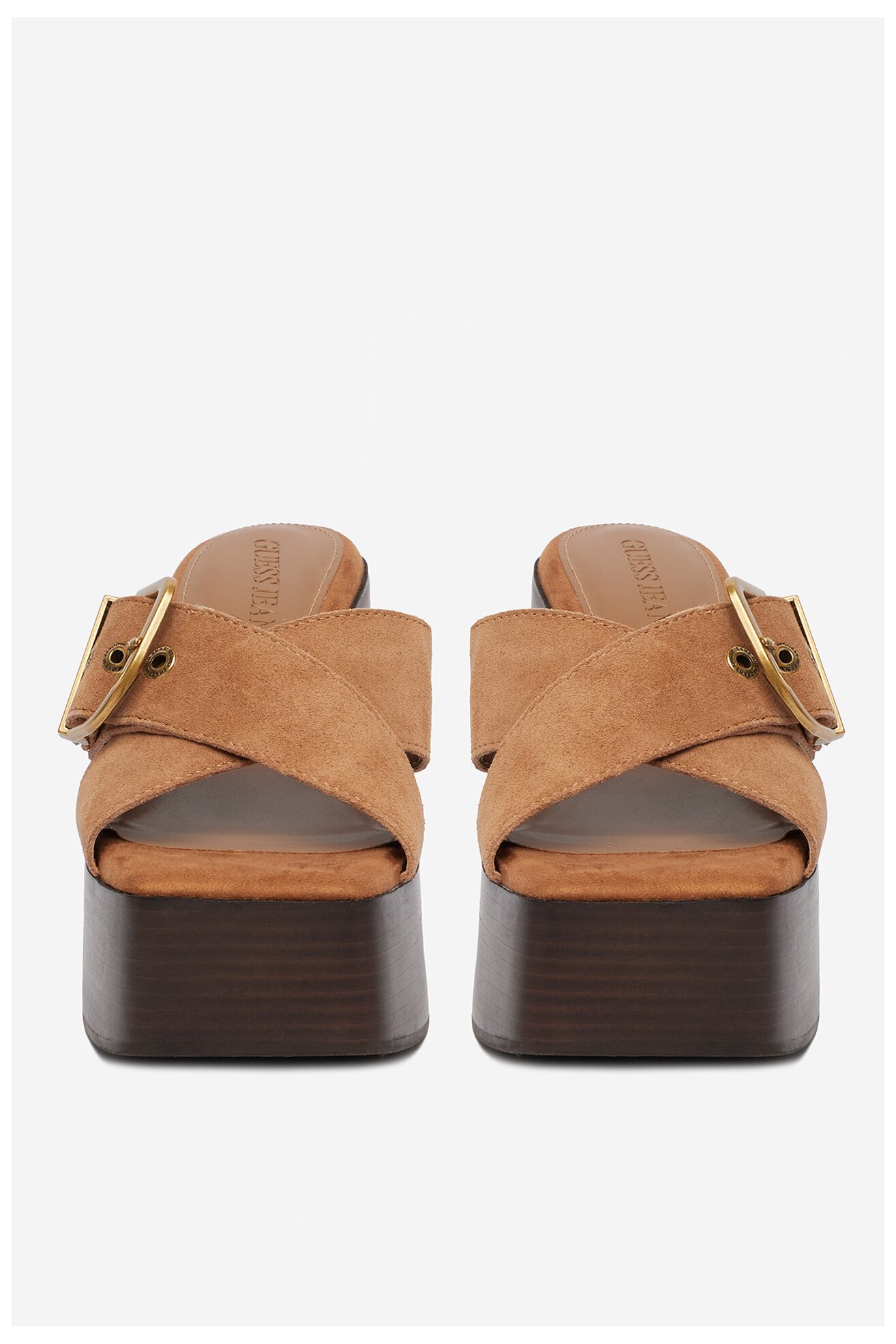 Klapki GUESS JEANS CEO-JD421-3 Brązowy jasny