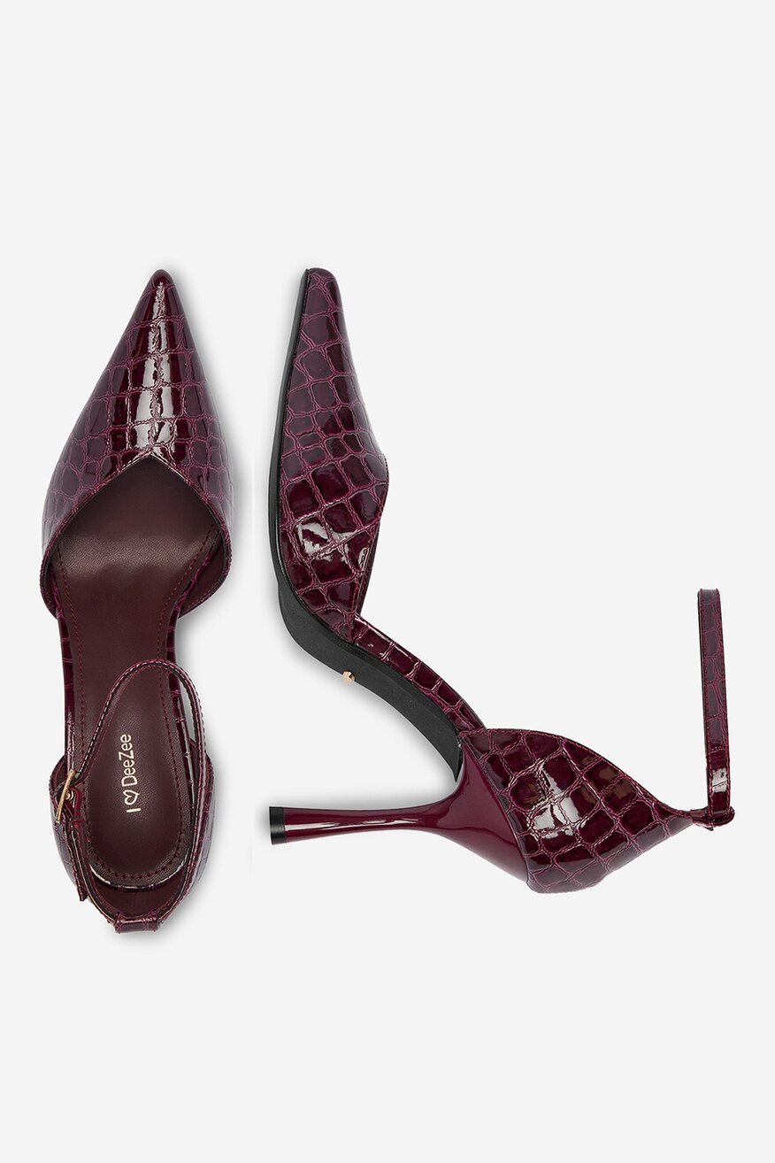 
                Туфлі-Човники DeeZee БОРДОВИЙ - 5906751874608