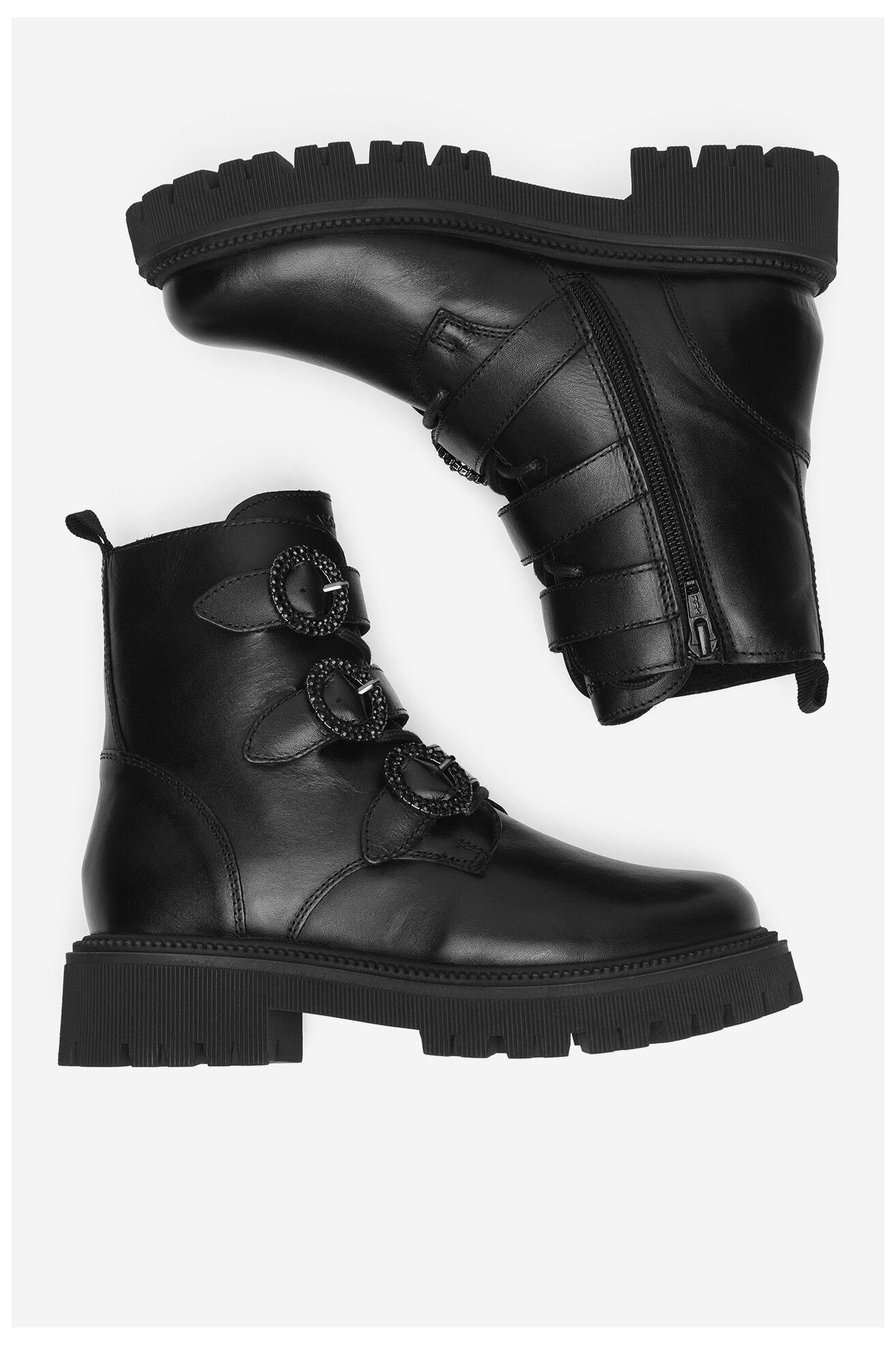 Šněrovací vyšší obuv Lasocki Young BETINA CI12-BETINA-02 ČERNÁ