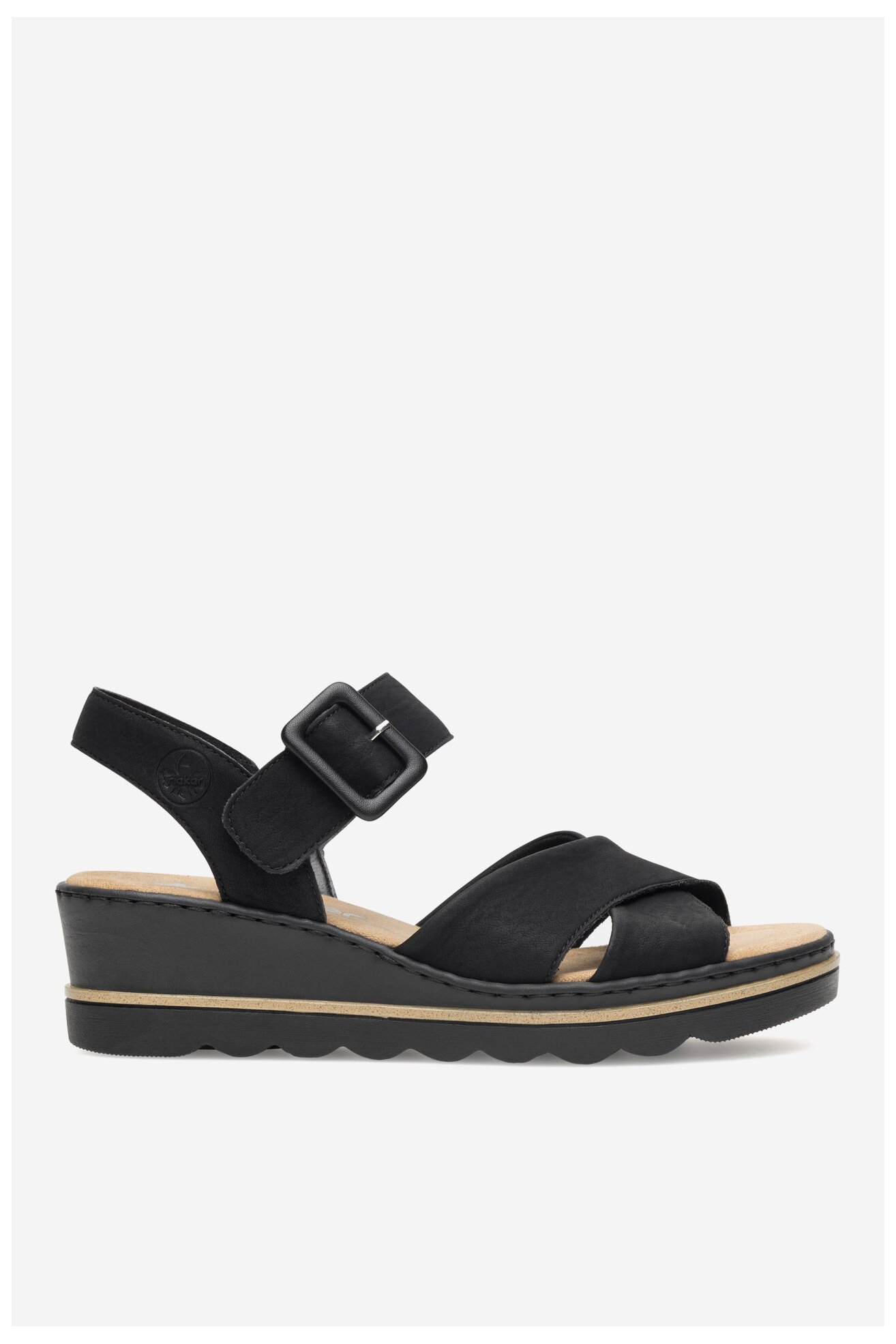 Sandały Rieker 67463-00 Czarny