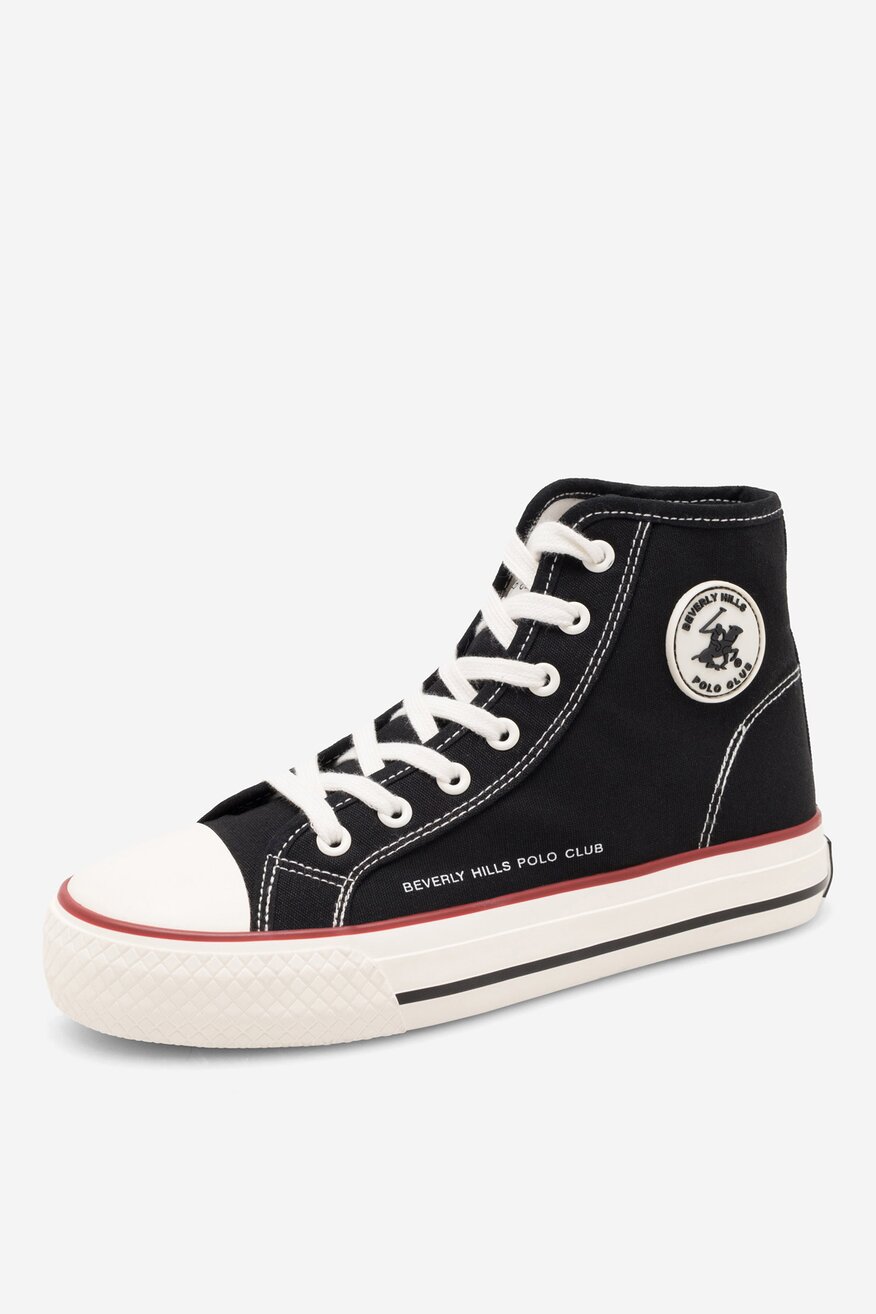 
                Vászoncipő Beverly Hills Polo Club FEKETE - 5905588170174
