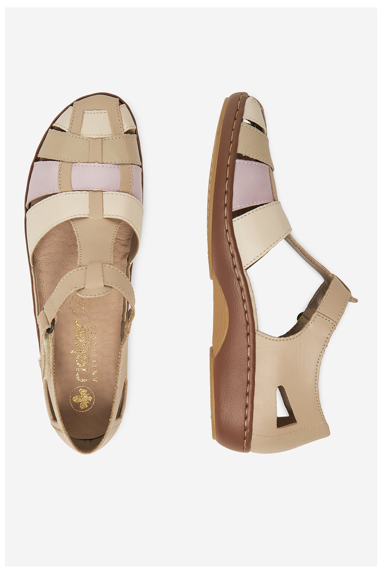 Сандали Rieker 45869-60 БЕЖОВ