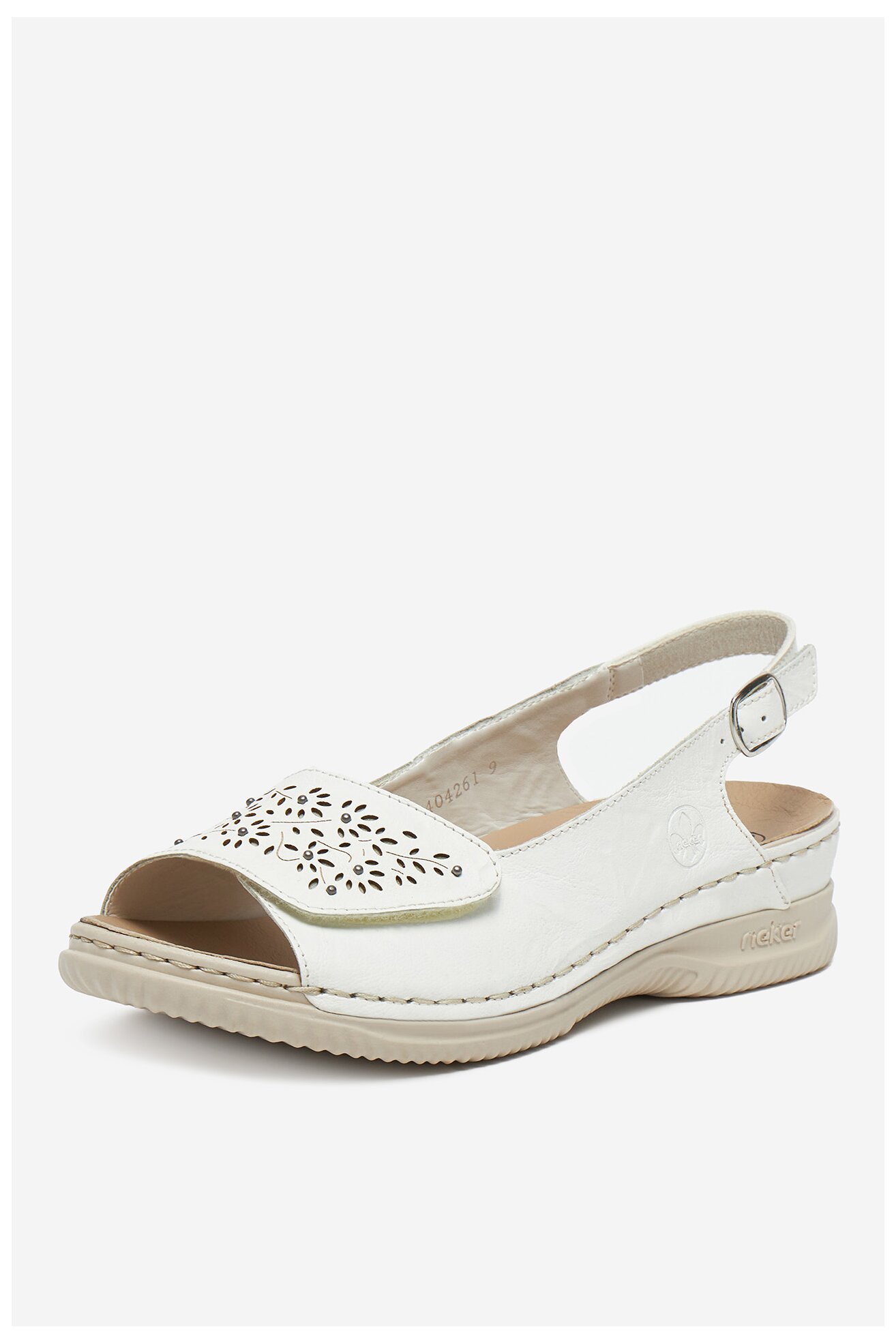 Szandál Rieker V7450-80 FEHÉR