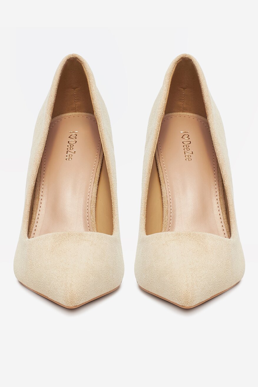 Pantofi cu toc DeeZee BEJ - 5906751121191
