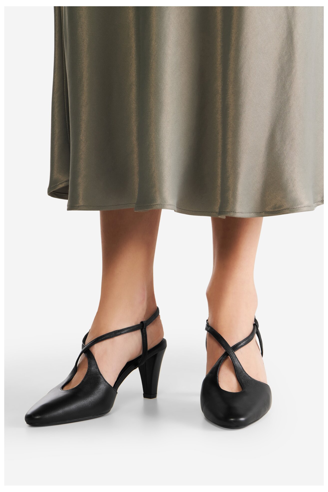 Pantofi cu toc Gino Rossi CHARLI-V2023-18-1 NEGRU