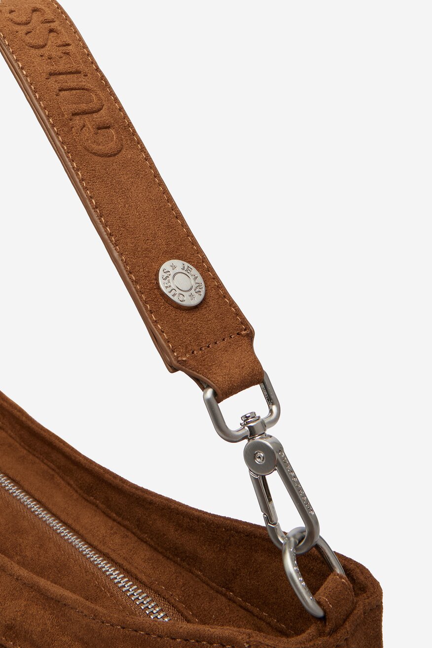 
                Дамска чанта GUESS JEANS КАФЯВ - 5906751878071