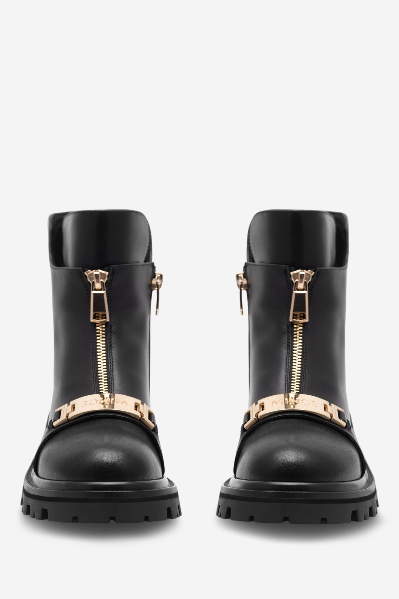 Botki EVA MINGE KORDOWA-8267-613 Czarny