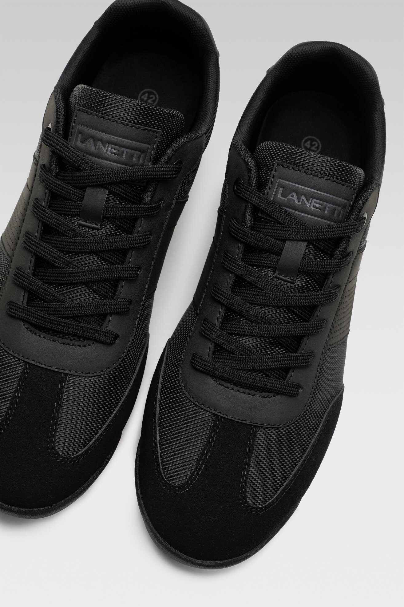 Félcipő Lanetti MP07-6878-07 FEKETE