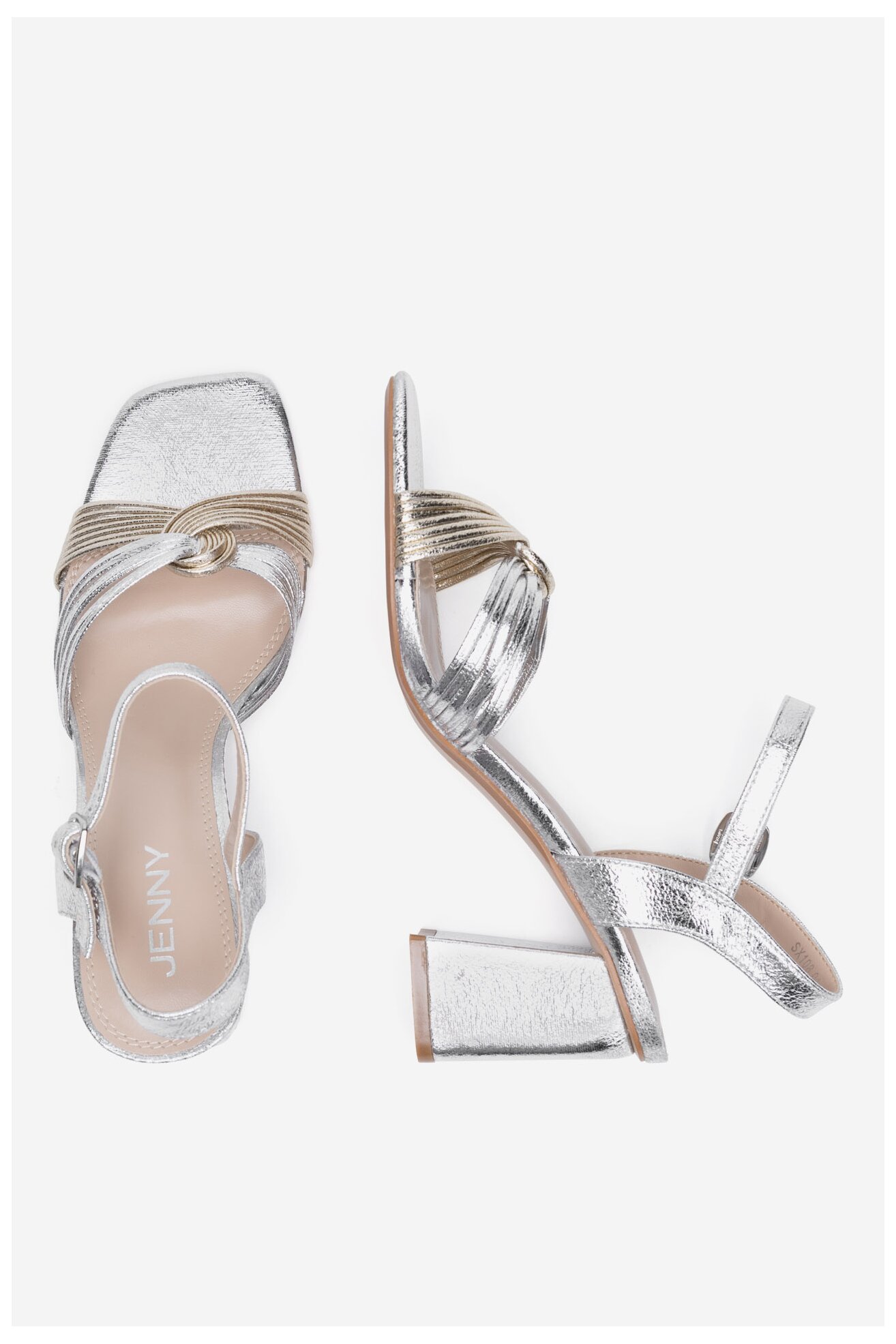 Sandały Jenny SX108-01 Srebrny