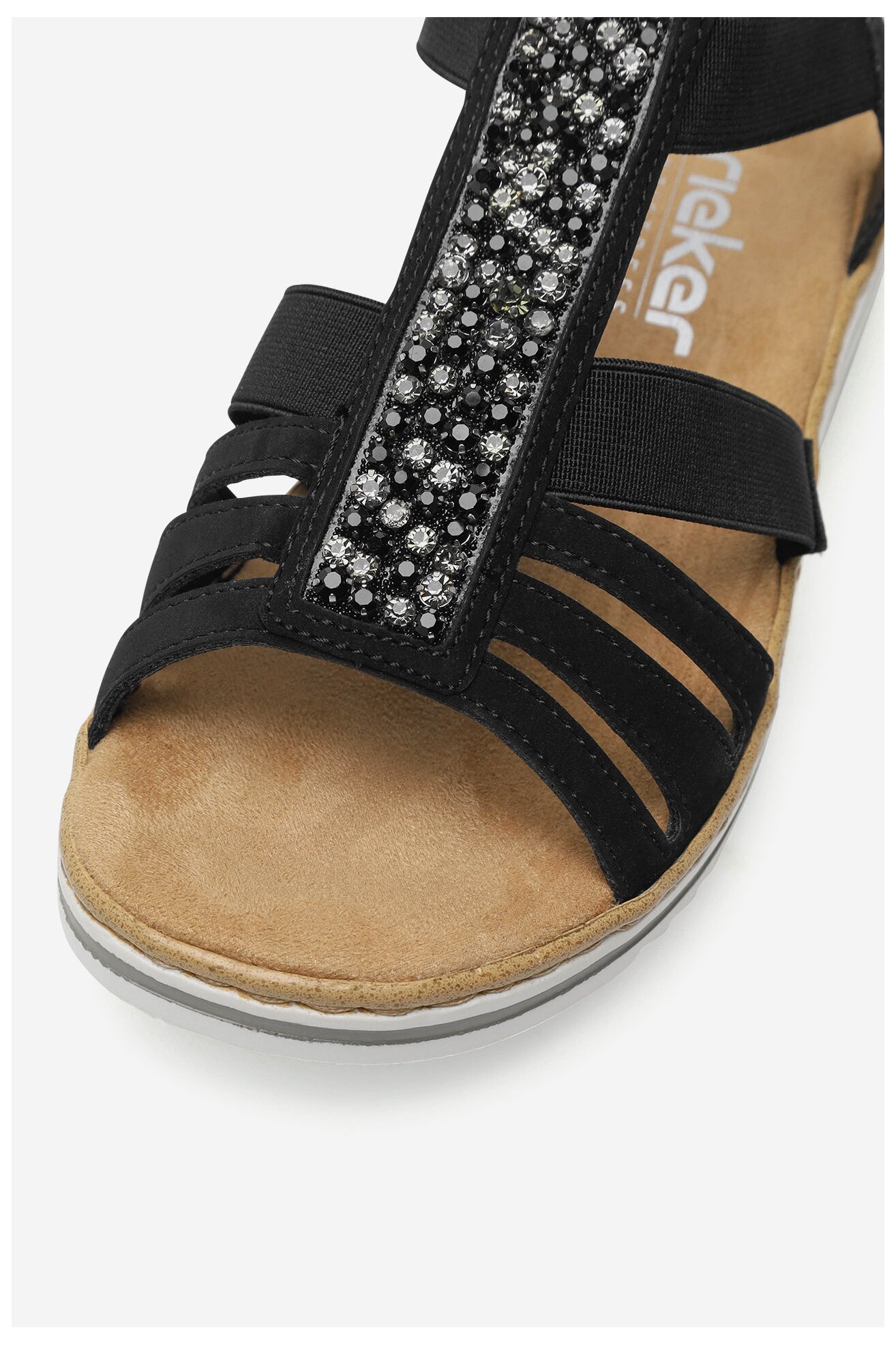 Sandały Rieker V0652-00 Czarny