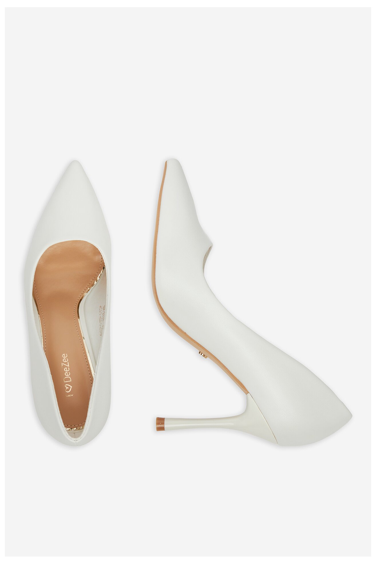 Czółenka DeeZee BK-2628 Biały