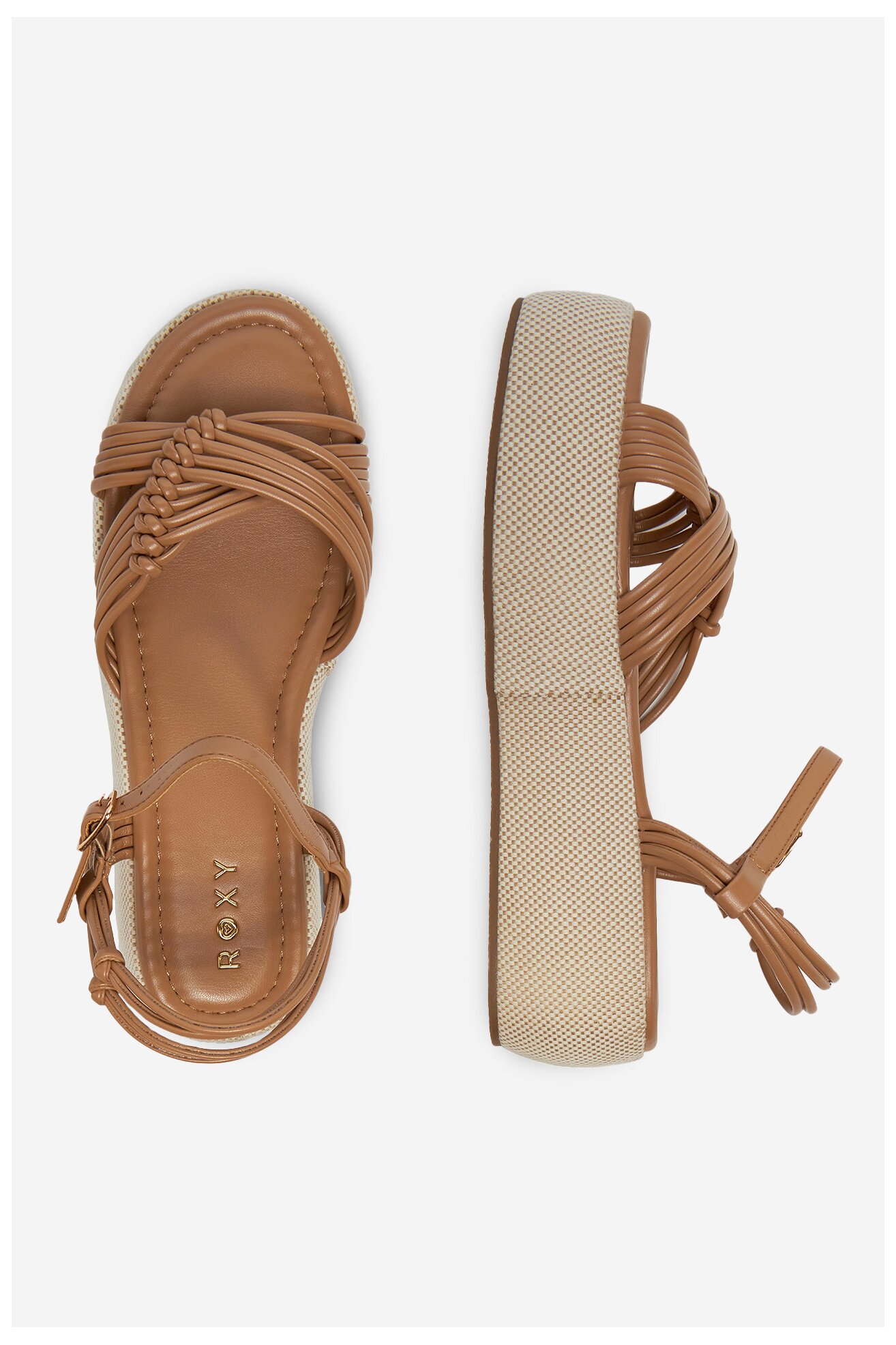 Sandały ROXY 2777019 Beżowy ciemny