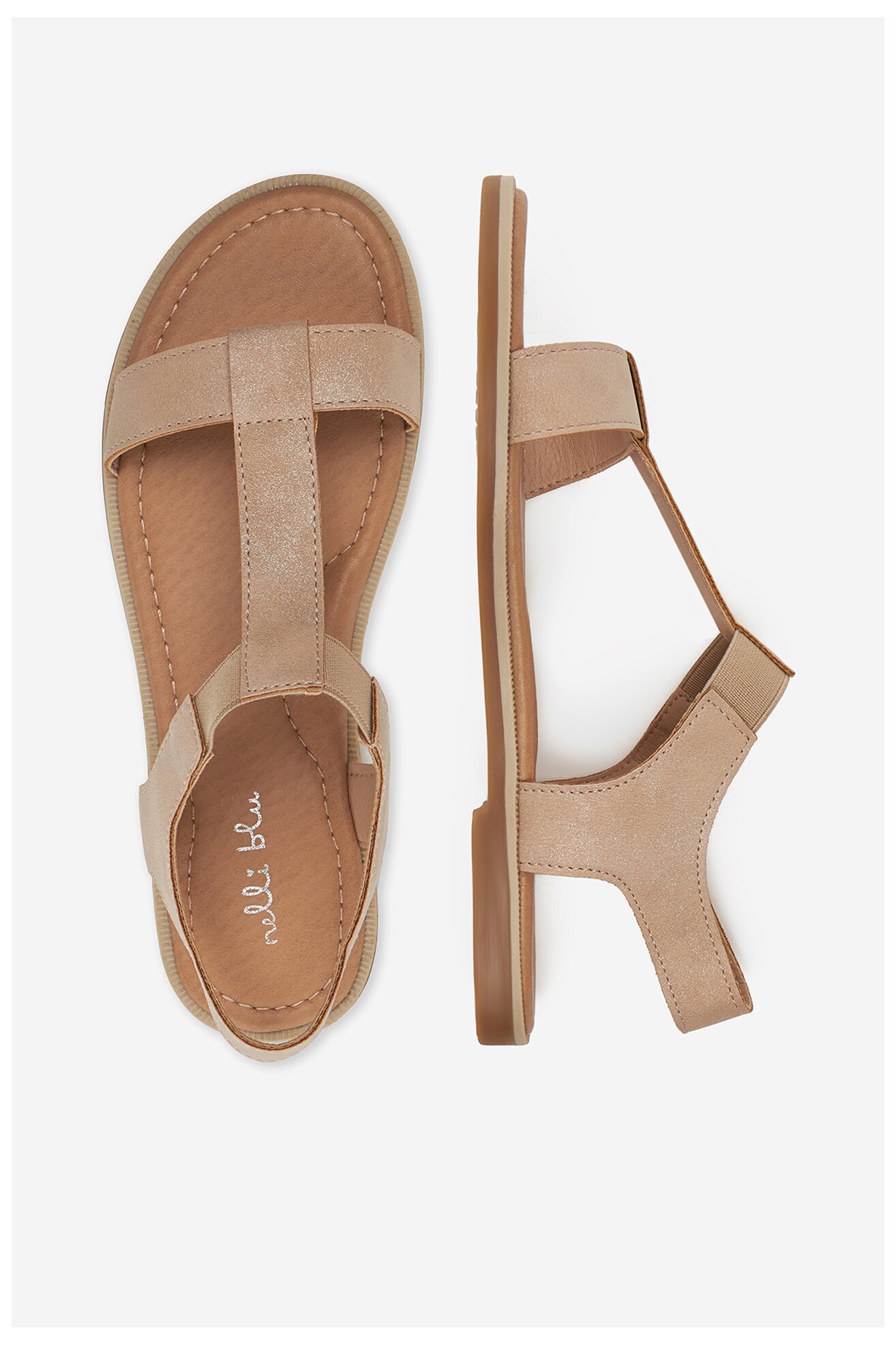 Szandál Nelli Blu CS166-3A BÉZS