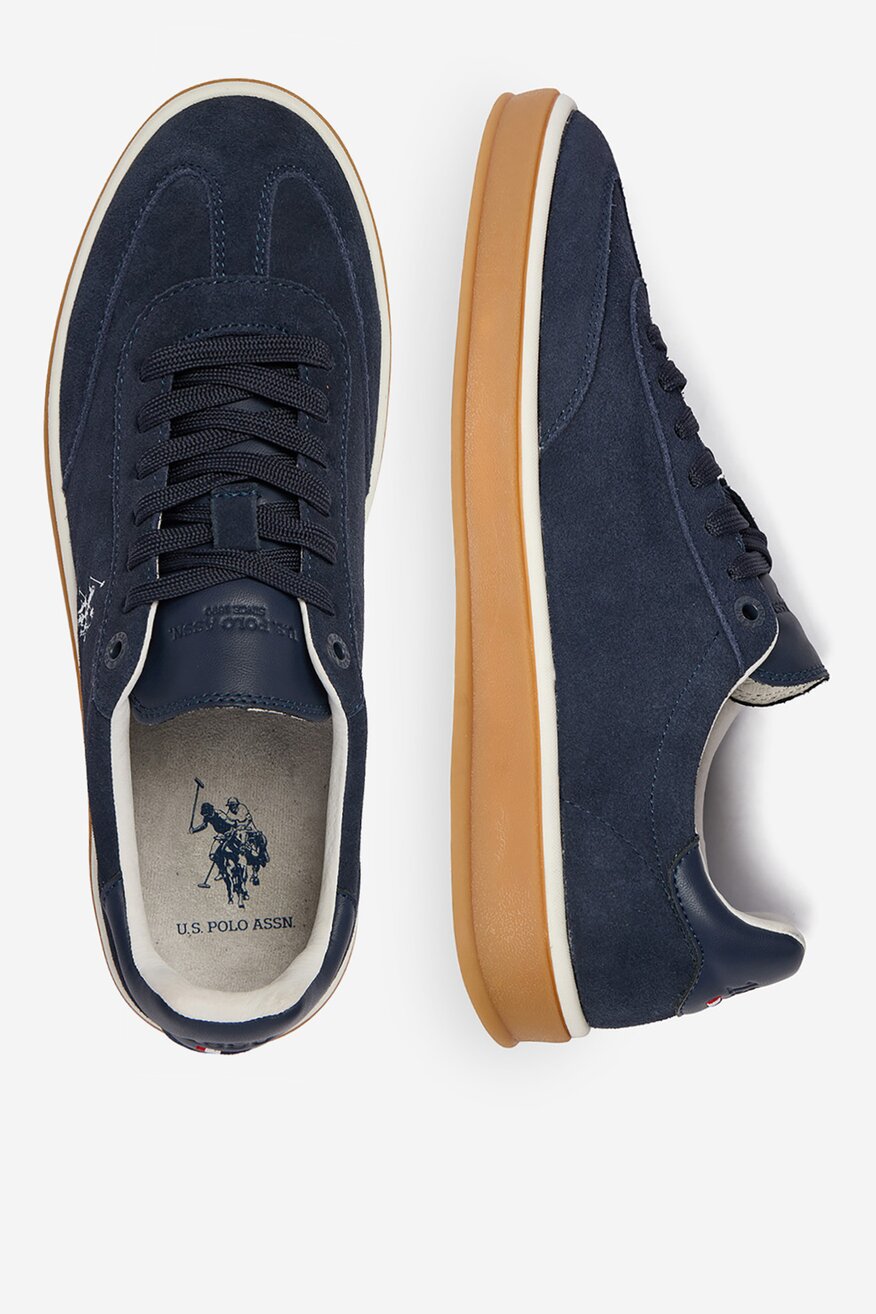 U.S. POLO ASSN. - Sneakersy skórzane - 5906751957240