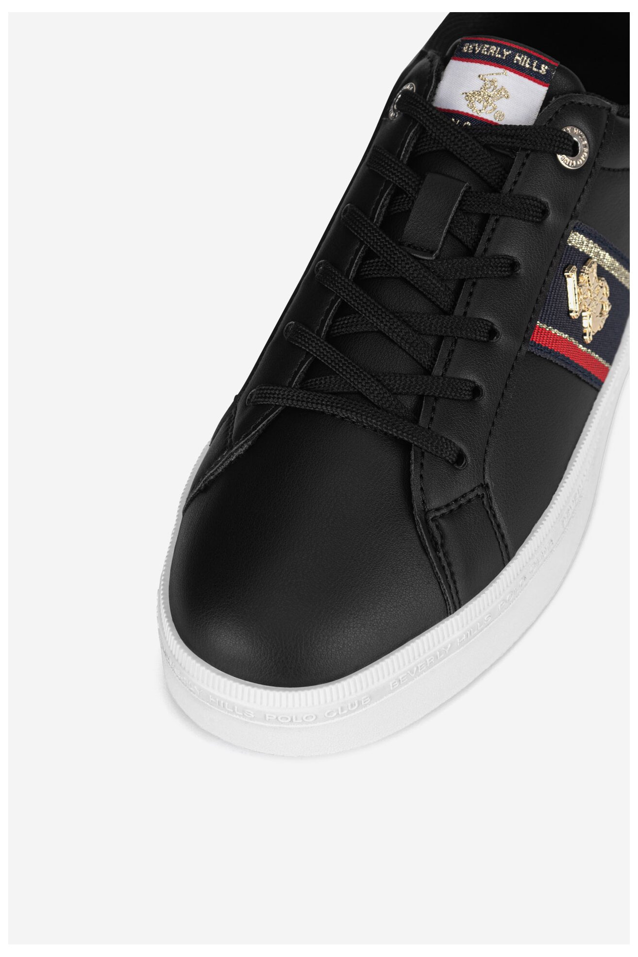 Pantofi pânză Beverly Hills Polo Club V12-722 NEGRU