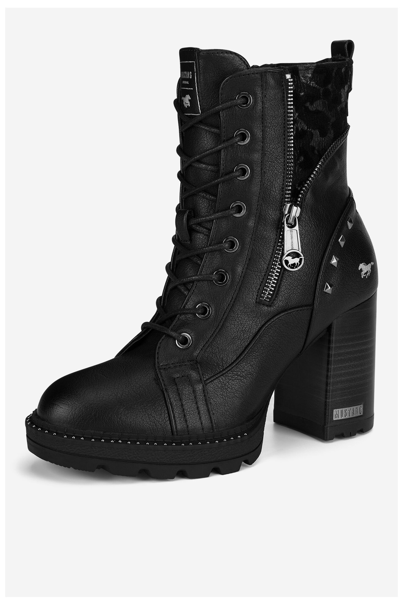 Trzewiki Mustang 1505-503-9 Czarny